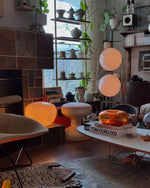 Load image into Gallery viewer, Gemini Dual Sphere Floor Lamp
