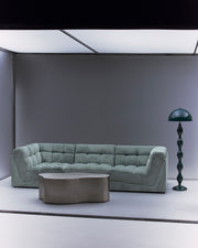 Blue Curly Floor Lamp