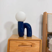 Blue Caterpillar Table Lamp