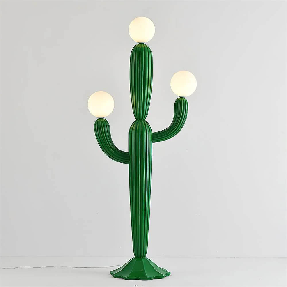 Mila Cactus Floor Lamp | Green Designer Floor Lamp Canada | CHAL