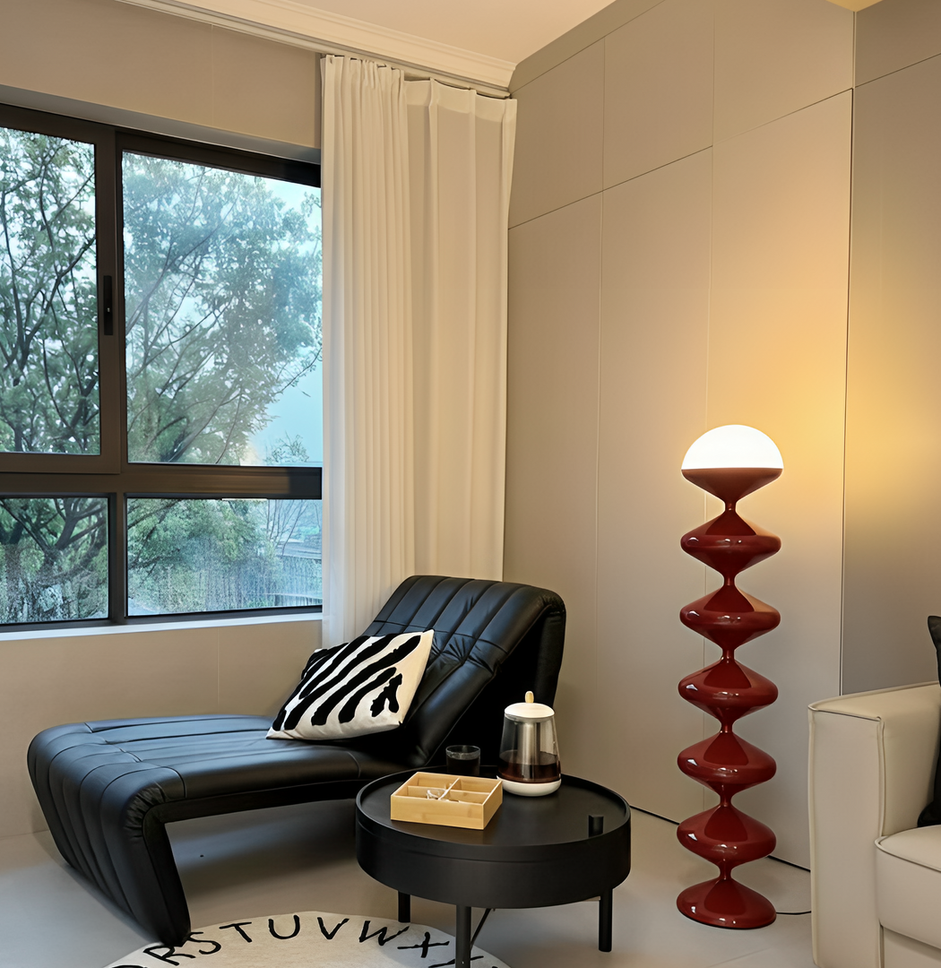 Red Gourd Floor Lamp