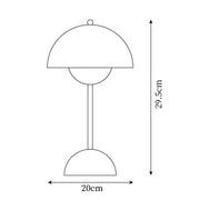 Rechargeable LED small desk lamp